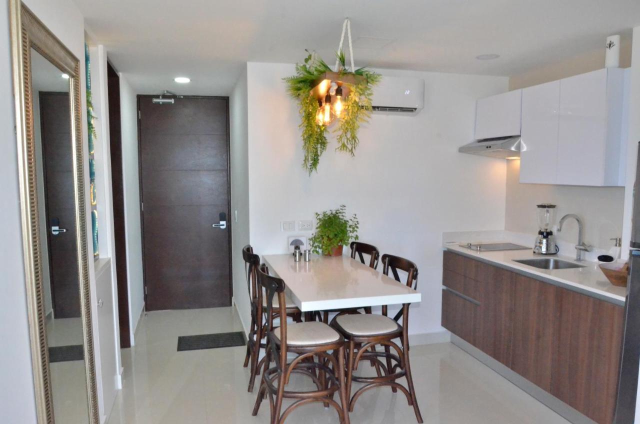 Takh Sea View Apartment Cancún Exteriör bild