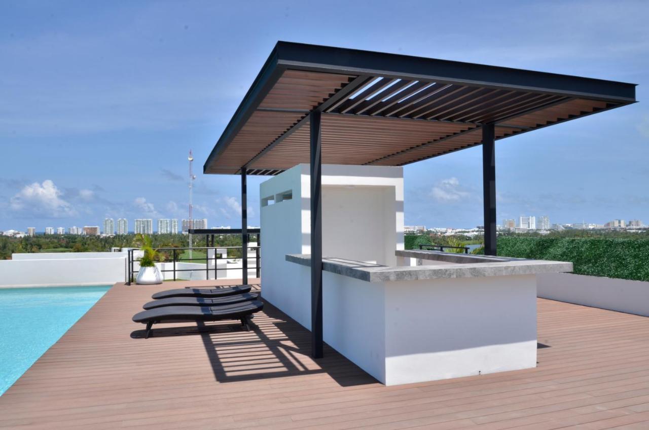 Takh Sea View Apartment Cancún Exteriör bild